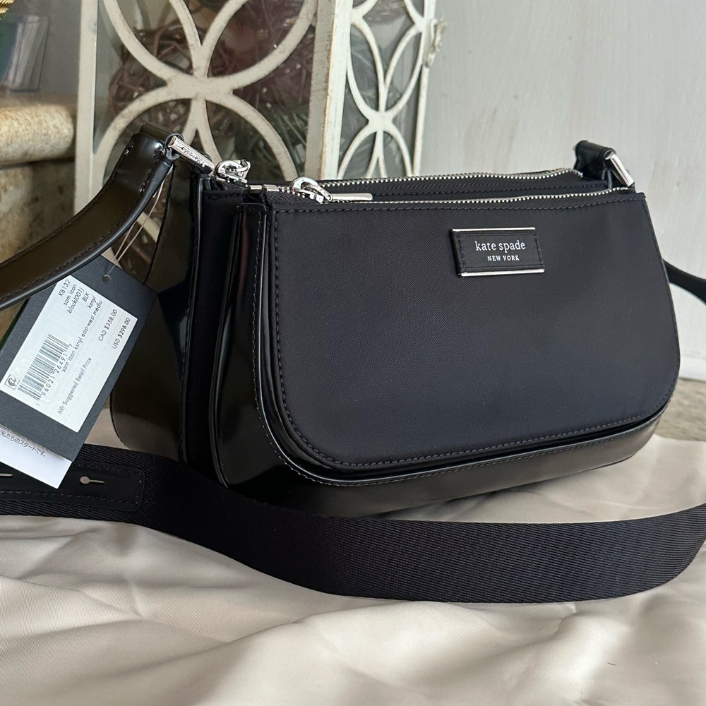 New kate spade new york Sam Icon KSNYL East-West Medium Crossbody